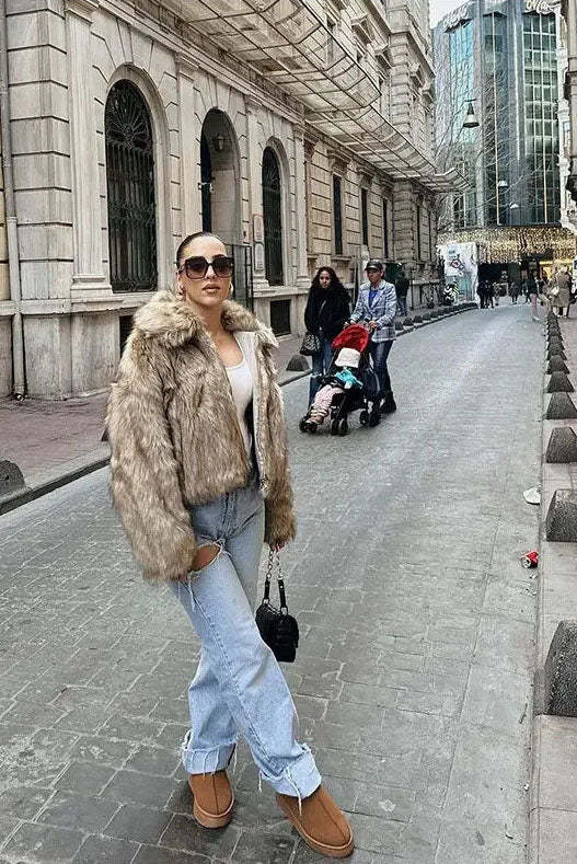 Stylish Faux Leather Jacket-ROVOLE