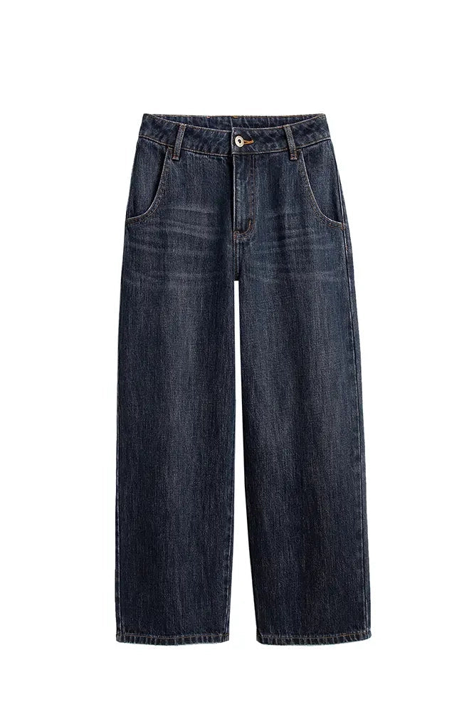 Old Money Vintage Straight Jeans-ROVOLE