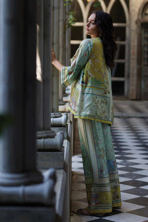 Flair Fusion Flowers Pants Set-ROVOLE