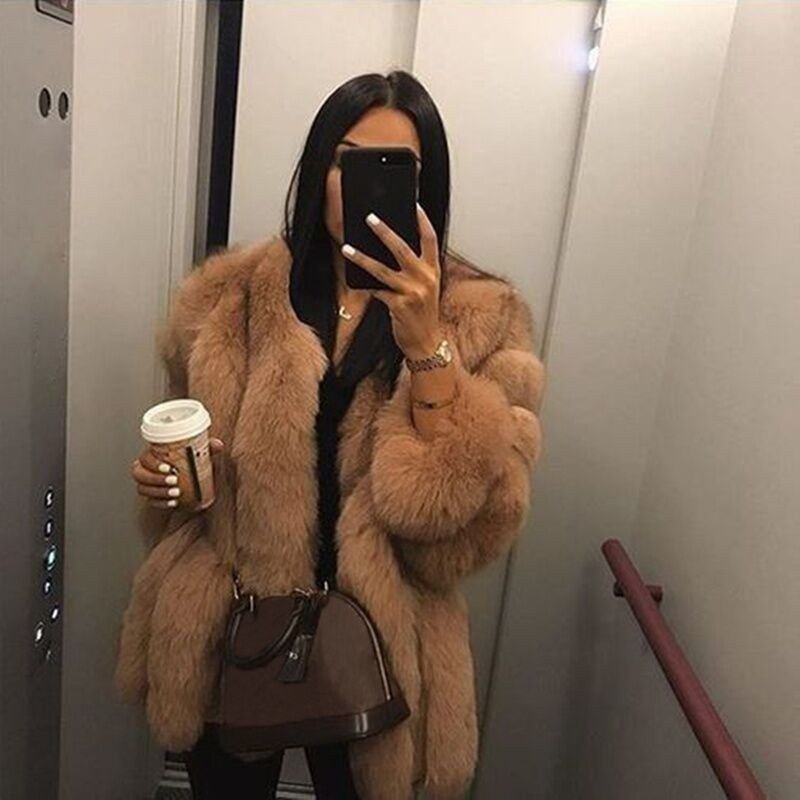 Faux Fur Coat-ROVOLE