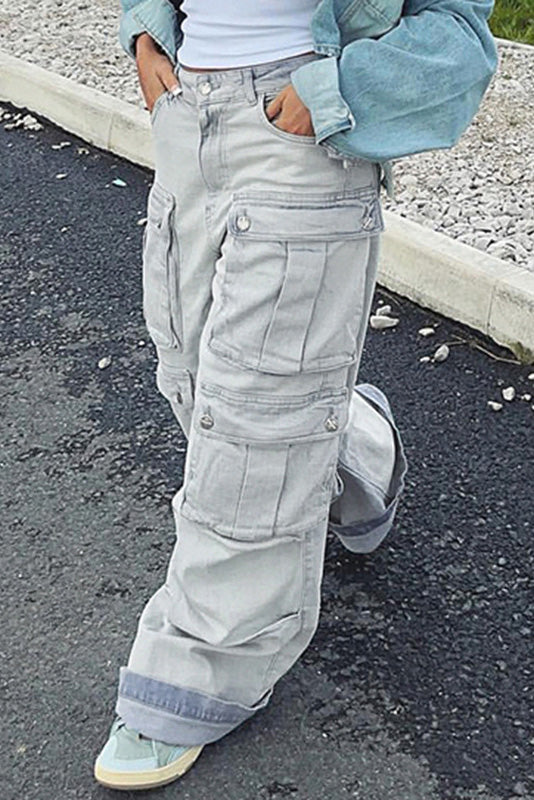 High-Waist Street Denim-ROVOLE