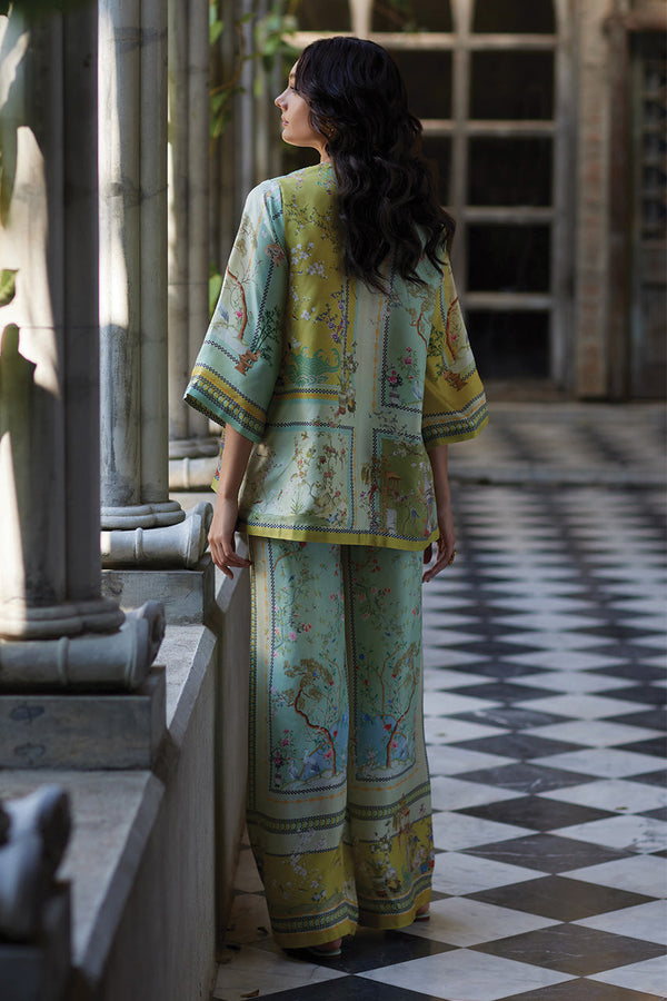 Flair Fusion Flowers Pants Set-ROVOLE