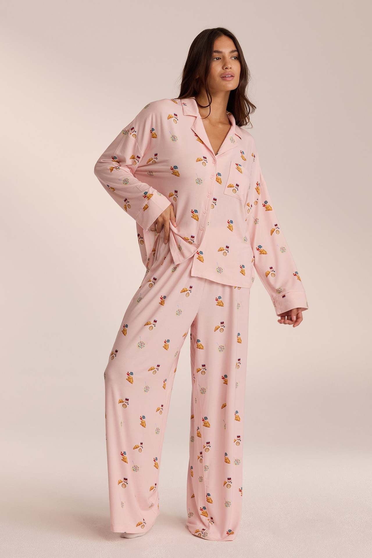 Food Print Pajama Set-ROVOLE