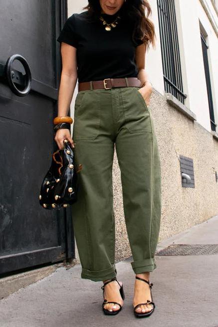 Leon Barrel Pants-ROVOLE