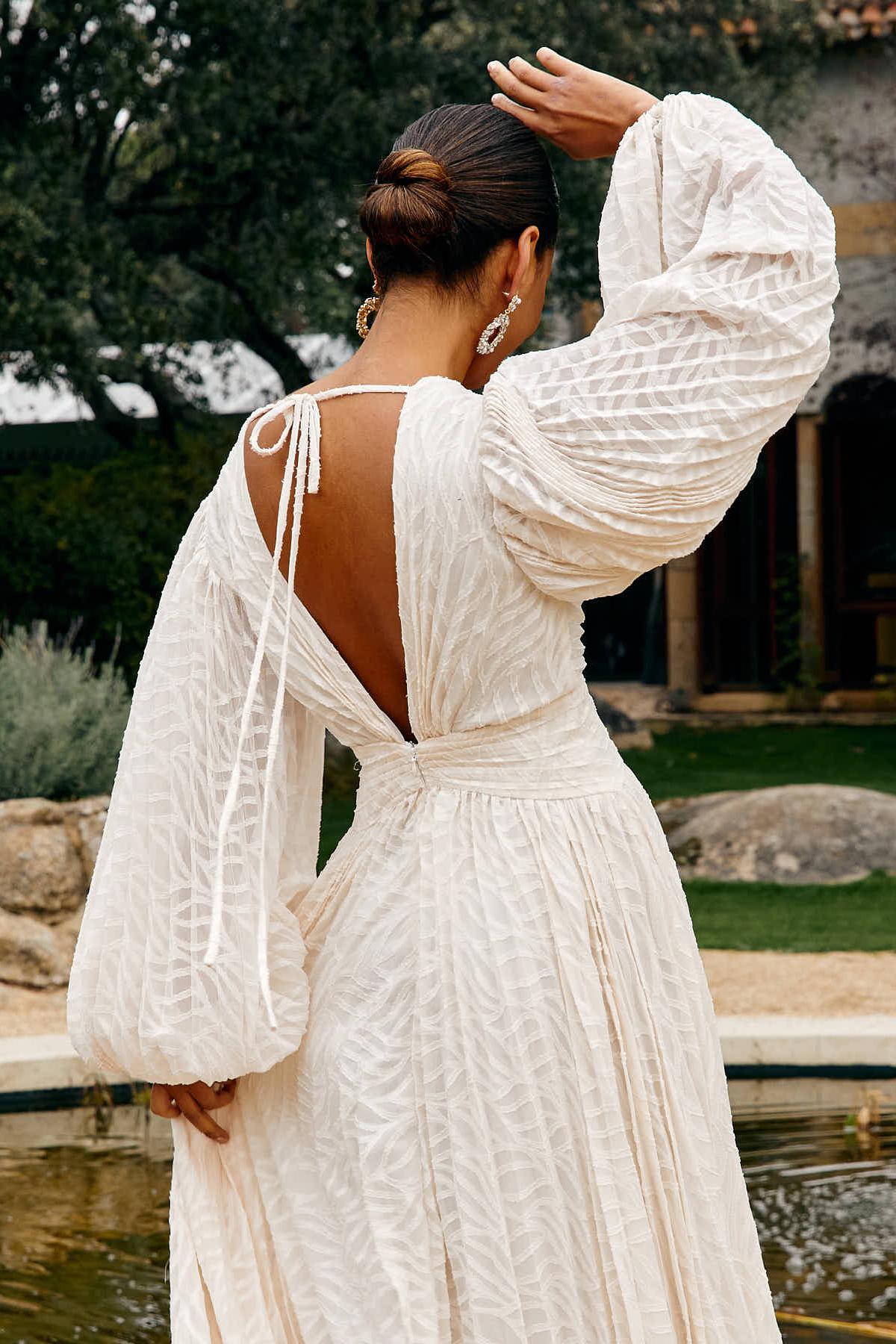 Allegory Elsa Cream Maxi Dress-ROVOLE