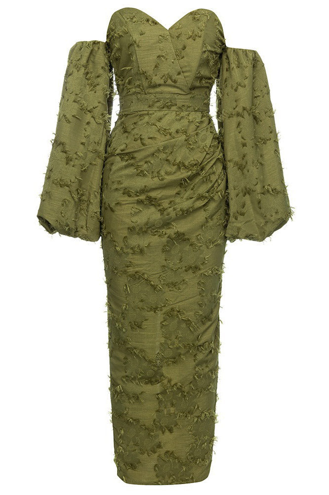 Sexy Strapless Long Evening Gown-ROVOLE