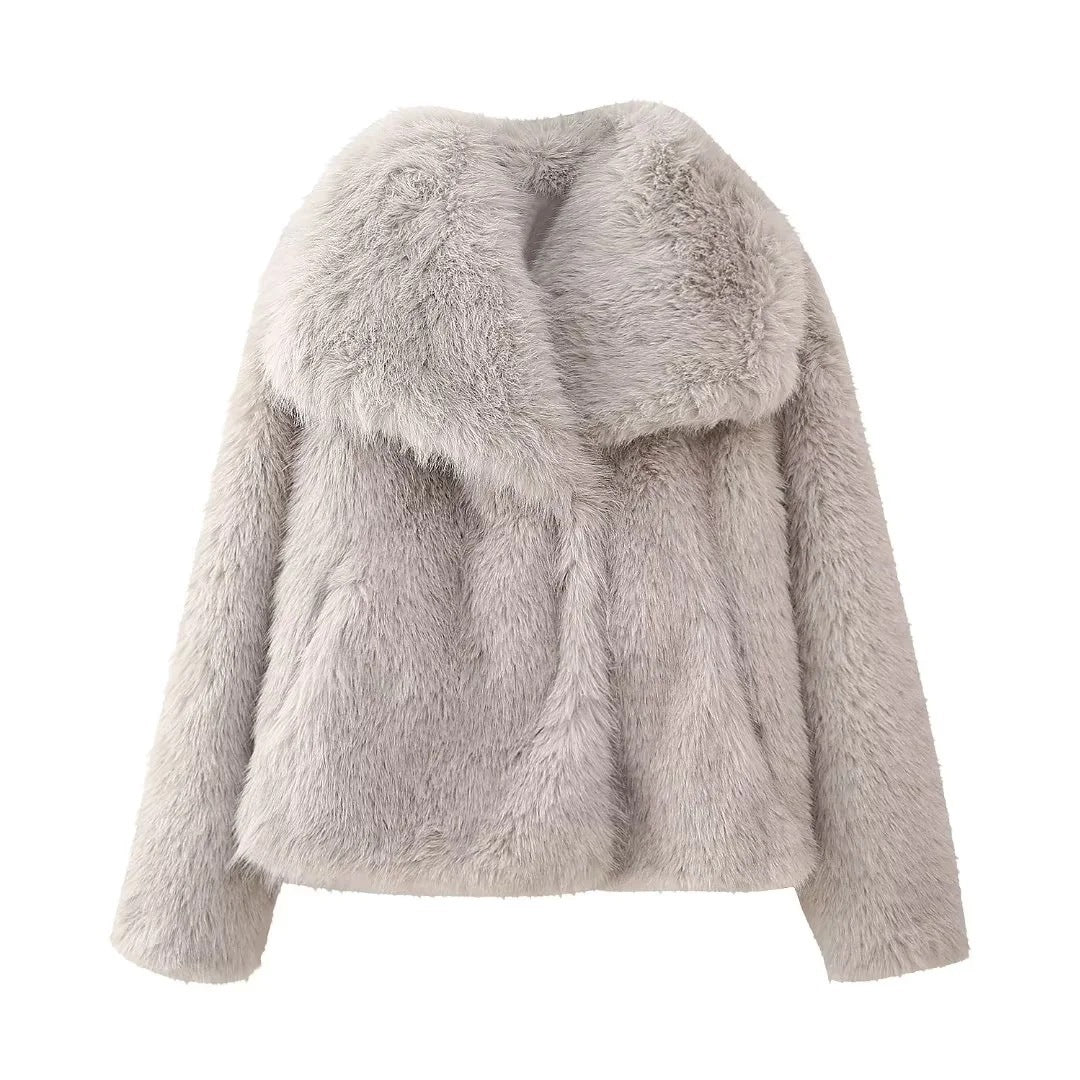 Faux Fur Coat-ROVOLE