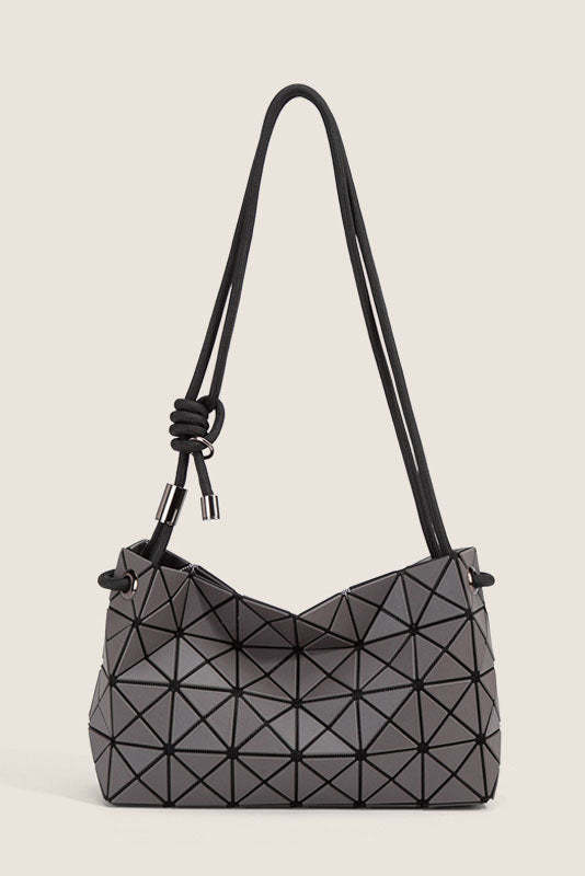 Trendy Geometric Embossed Bag-ROVOLE