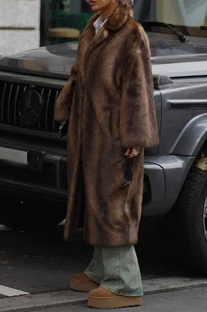 Luxurious Plush Coat-ROVOLE