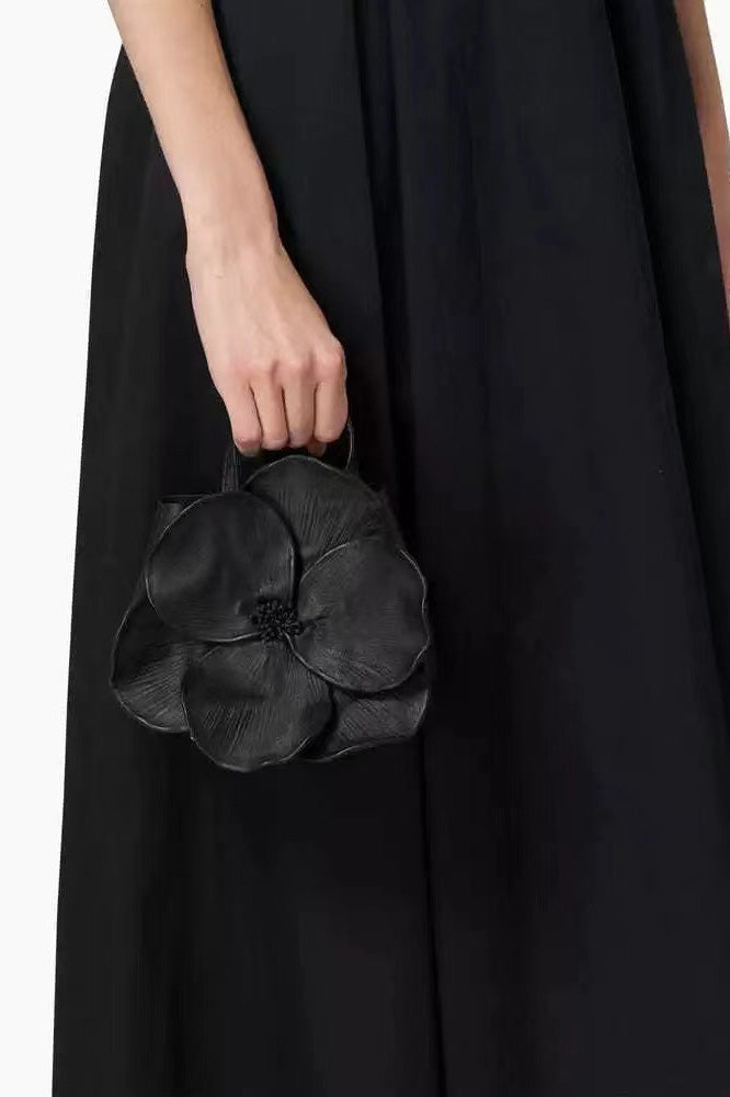 Floral PU Leather Handbag-ROVOLE