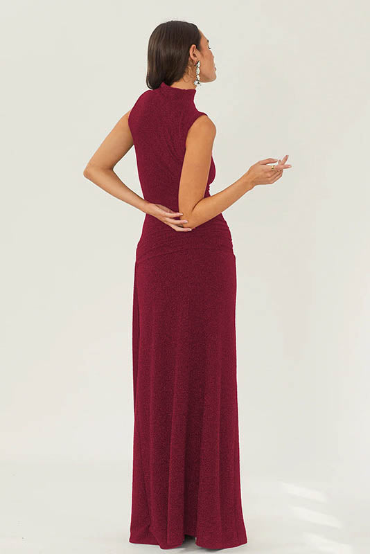 Veil of Pink – Mesh Allure Dress-ROVOLE
