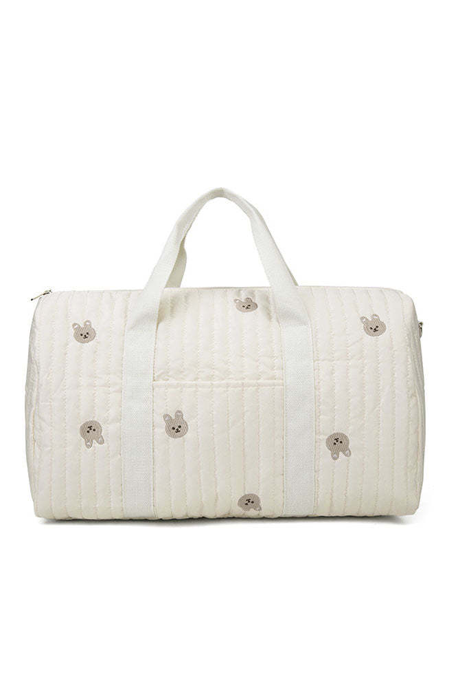 Summer New Bear Embroidery Boston Bag-ROVOLE