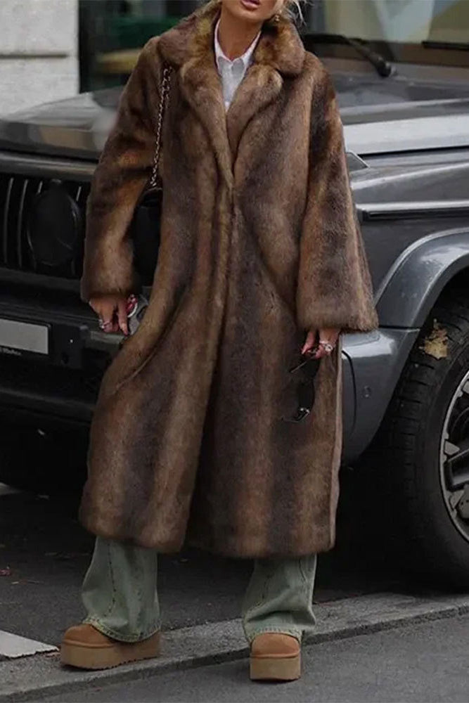 Luxurious Plush Coat-ROVOLE