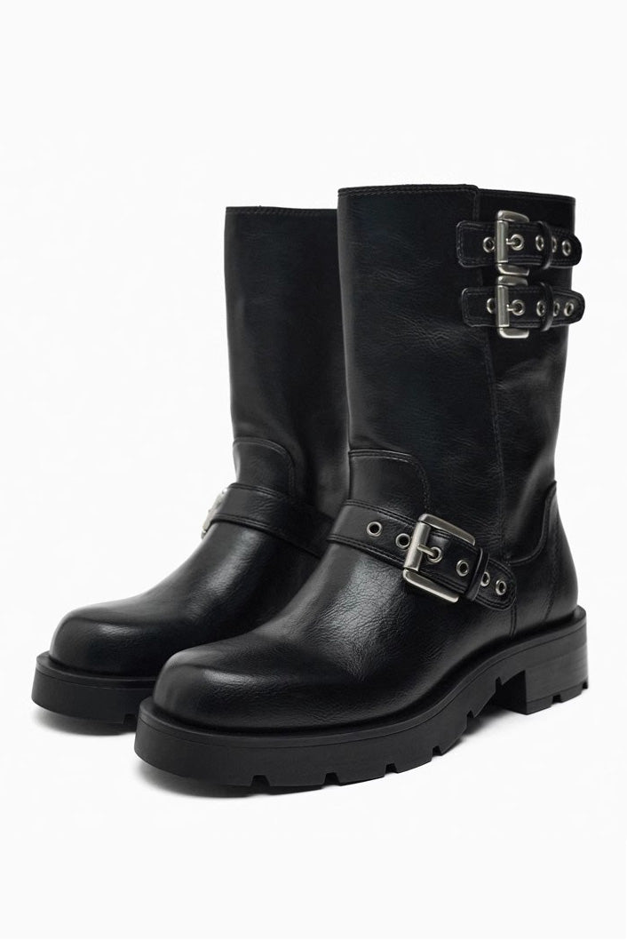 Western Vintage Ankle Boots-ROVOLE