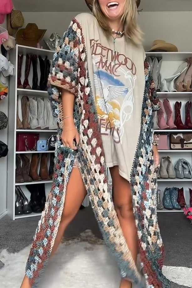 Cardina Crochet T-shirt-ROVOLE