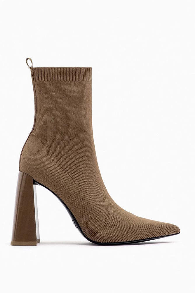 Vintage Elastic Socks Ankle Boots-ROVOLE