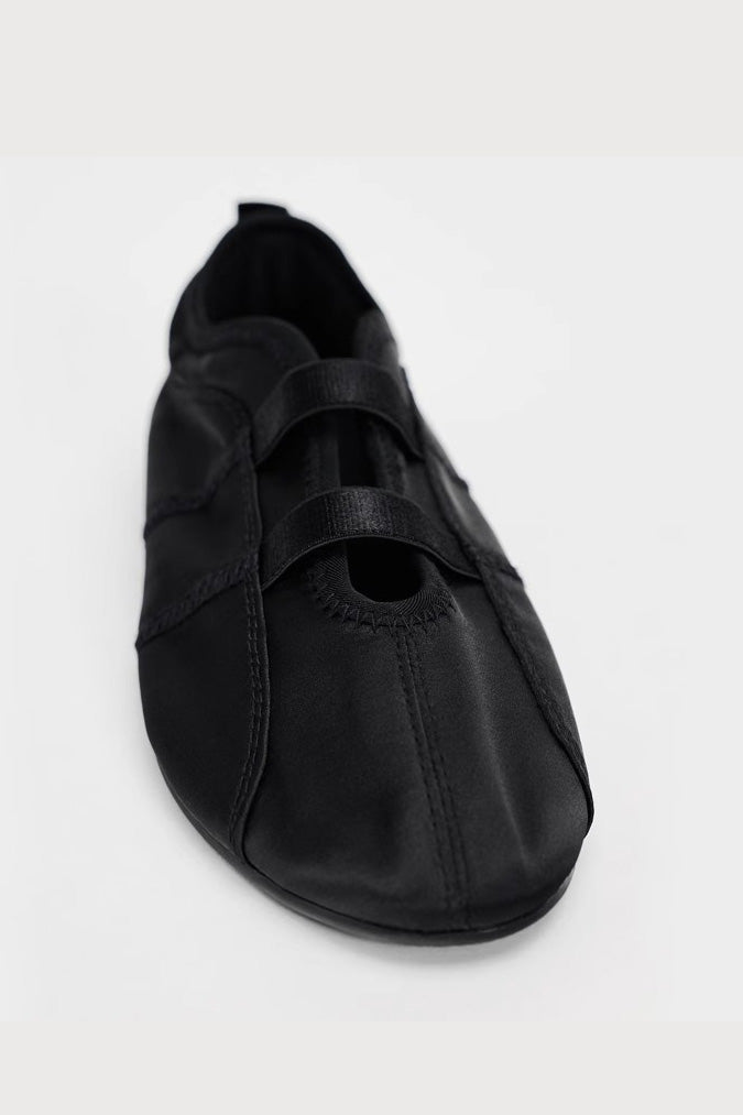 Satin Ballet Flats-ROVOLE