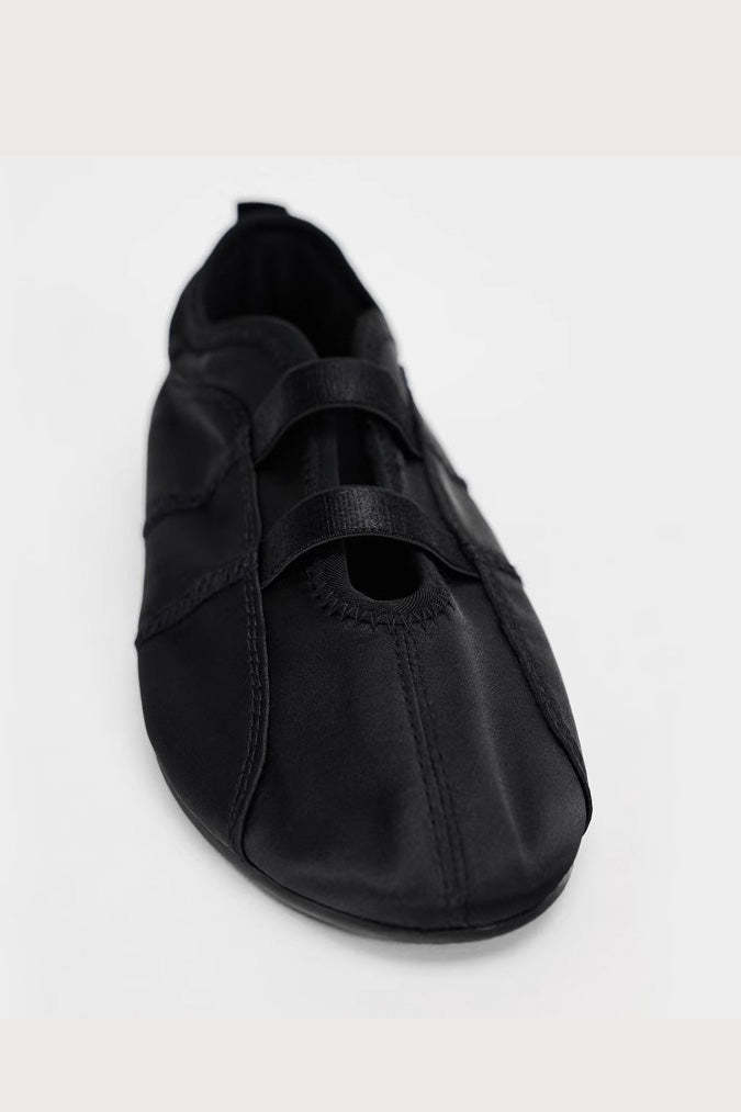 Satin Ballet Flats-ROVOLE