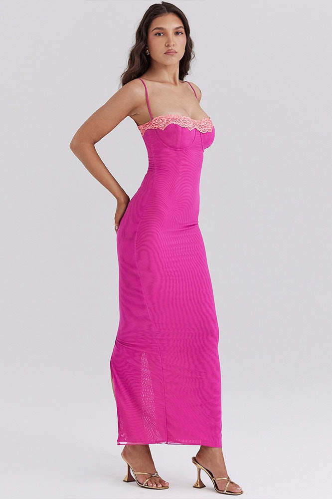 Summer Breeze Strap Midi Dress-ROVOLE