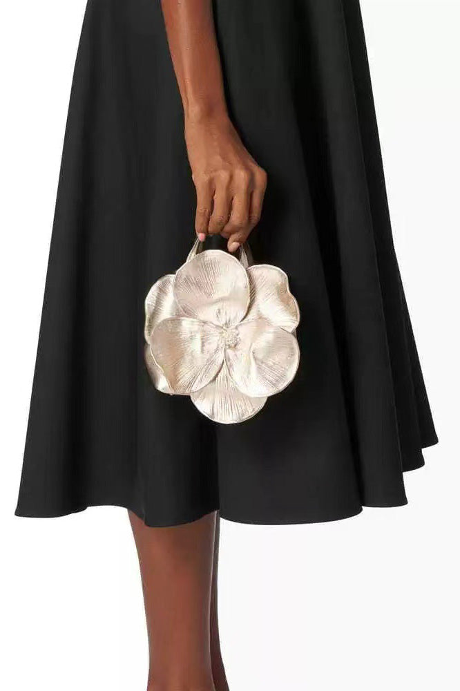 Floral PU Leather Handbag-ROVOLE