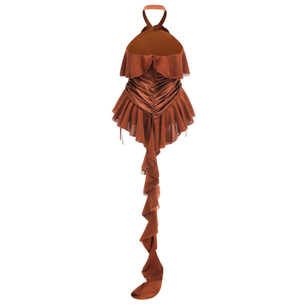 Rose Whisper Thai Chic Mini Dress-ROVOLE