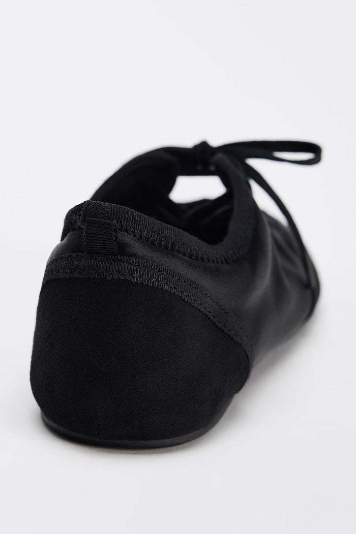 Ballet Flats With Laces-ROVOLE