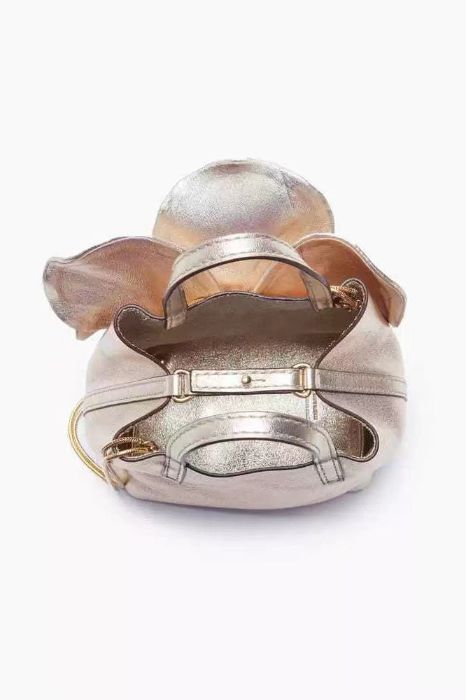 Floral PU Leather Handbag-ROVOLE