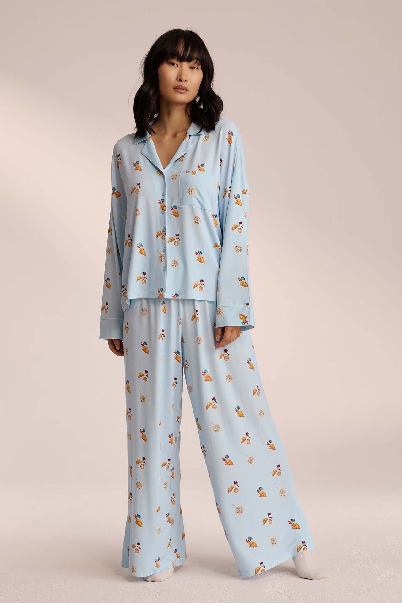 Food Print Pajama Set-ROVOLE
