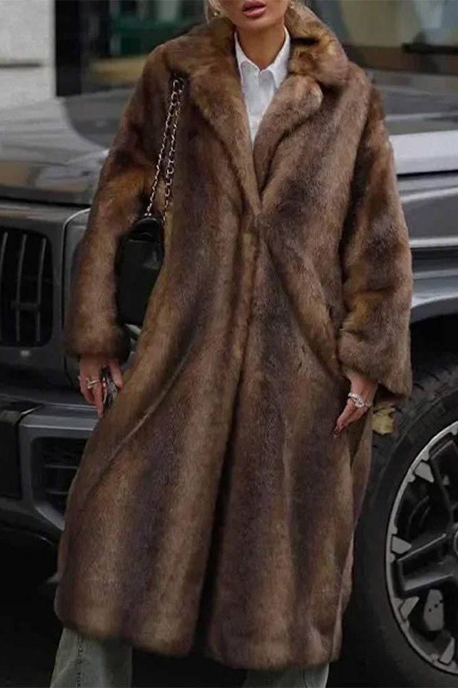 Luxurious Plush Coat-ROVOLE