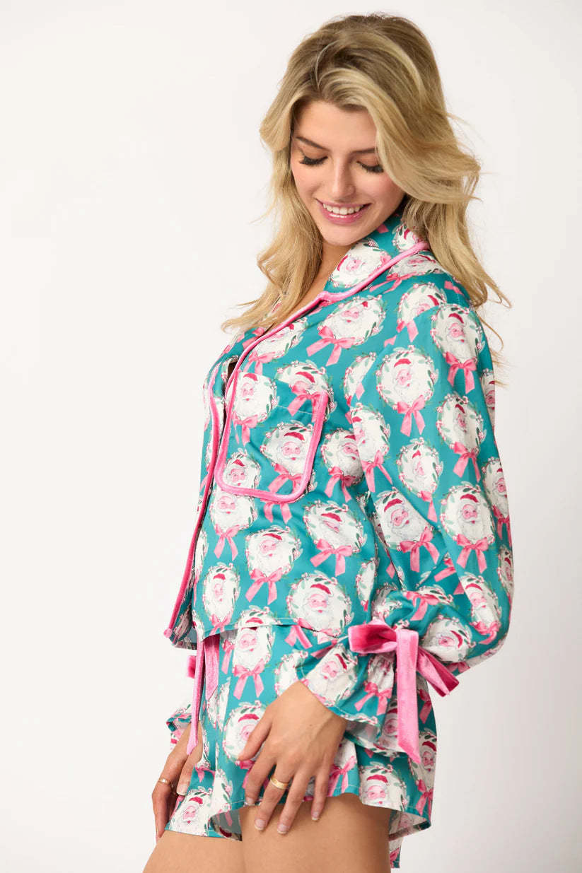 Christmas Character Sprint Pajama Short Set-ROVOLE