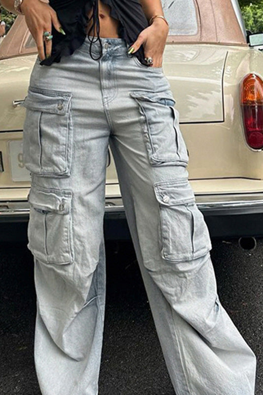 High-Waist Street Denim-ROVOLE