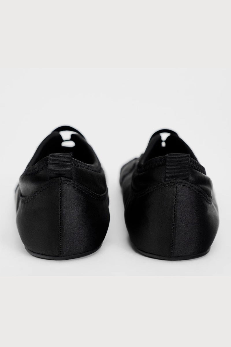 Satin Ballet Flats-ROVOLE