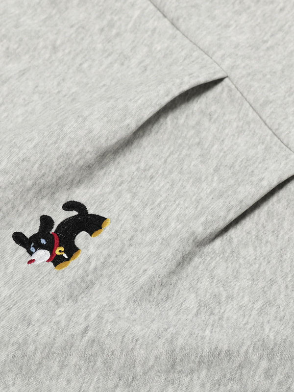 Embroidery Puppy Baaggy Barrel Sweatpants