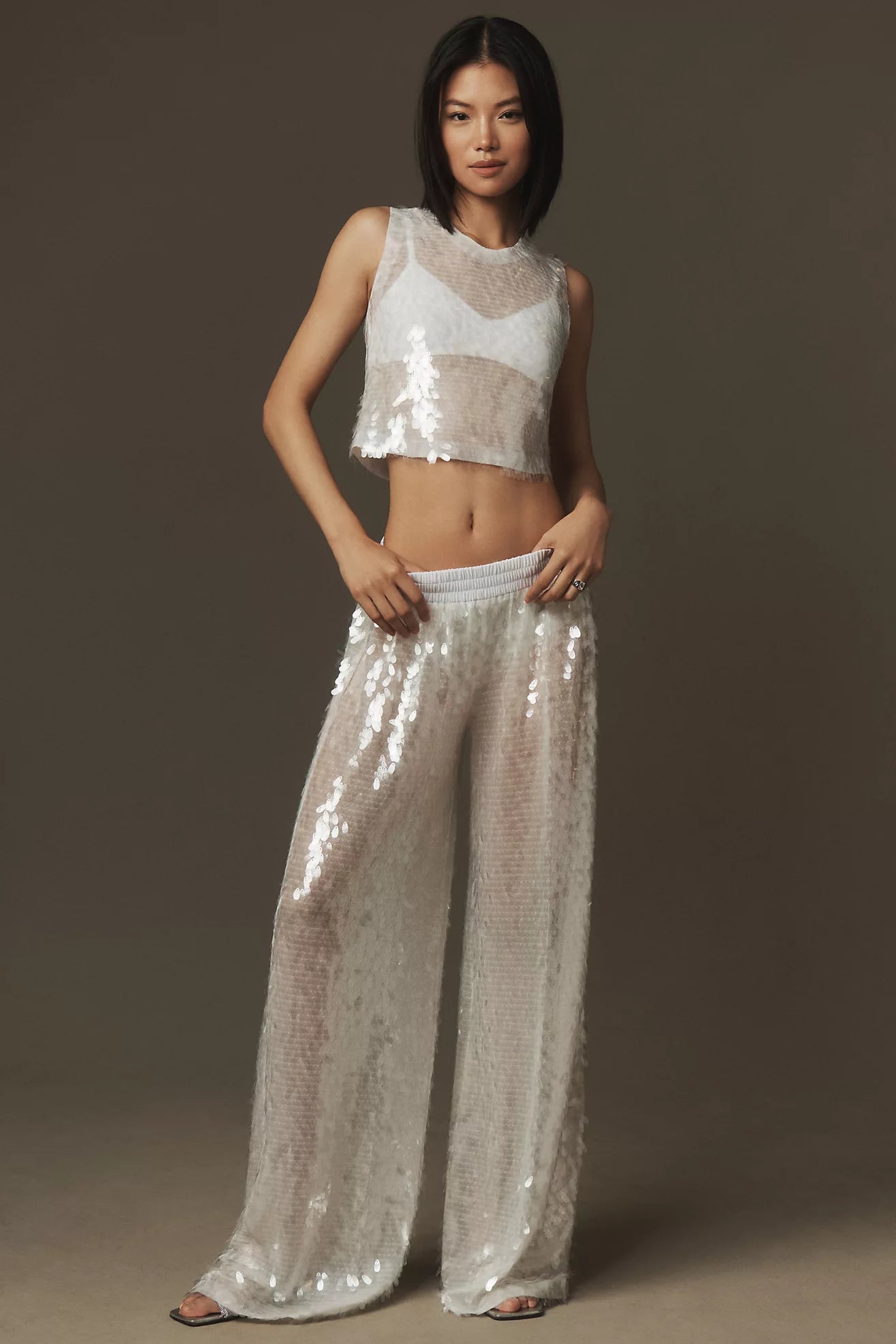 Boyfriend Sequin Pants-ROVOLE