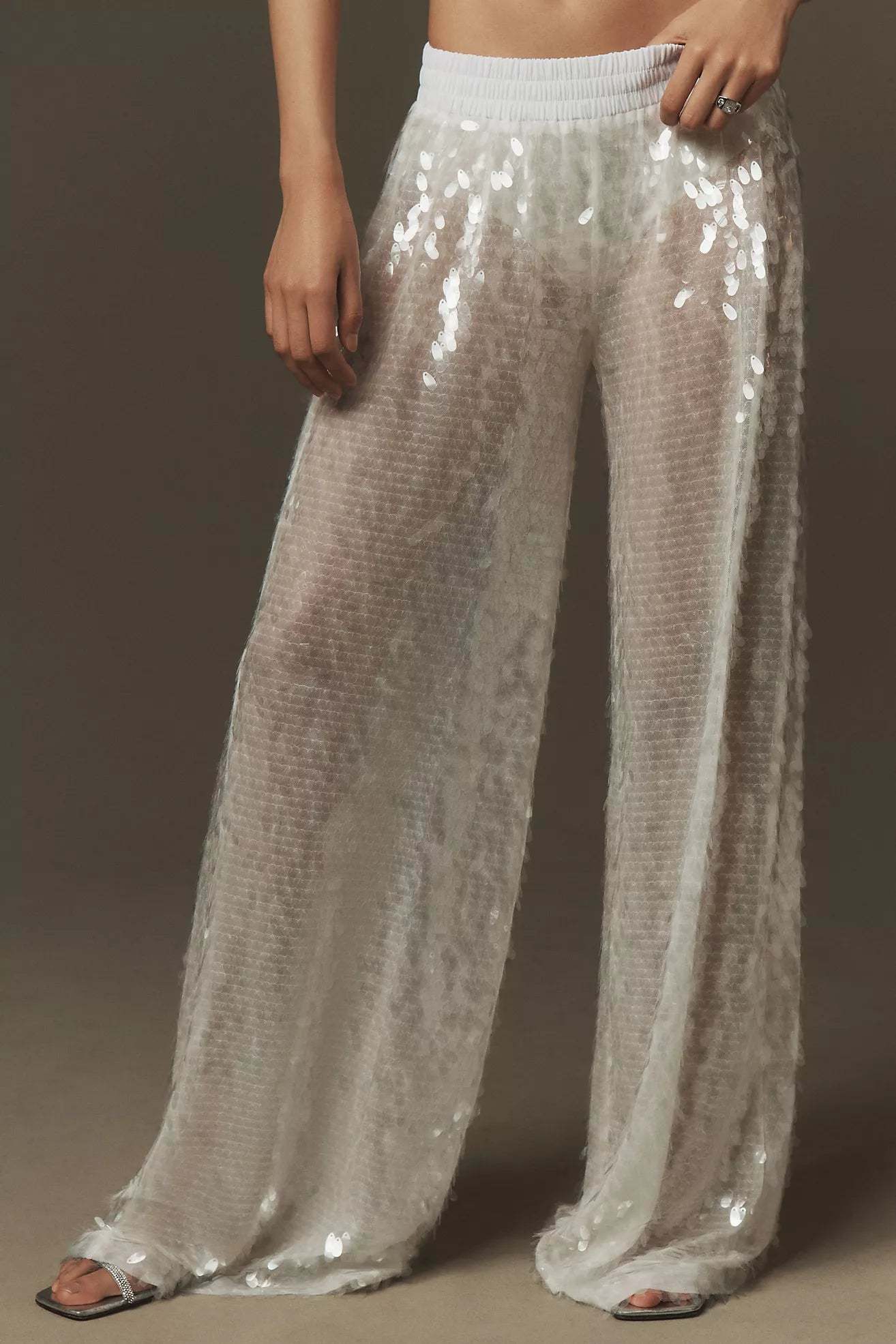 Boyfriend Sequin Pants-ROVOLE