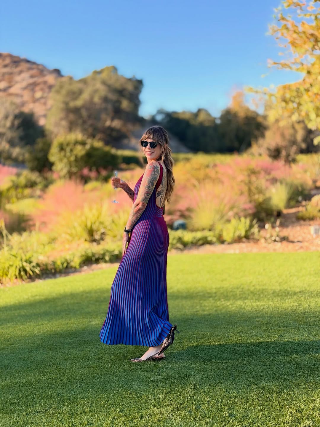 Claretta Rib-Knit Maxi Dress