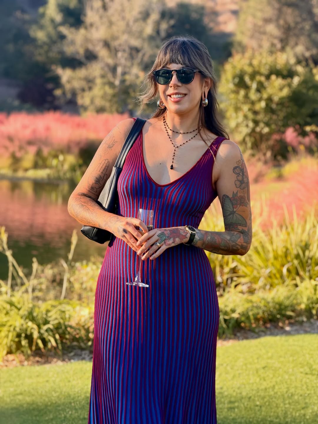 Claretta Rib-Knit Maxi Dress