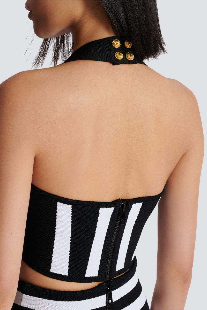 alphosine-halterneck-striped-knit-skirt-set-ROVOLE