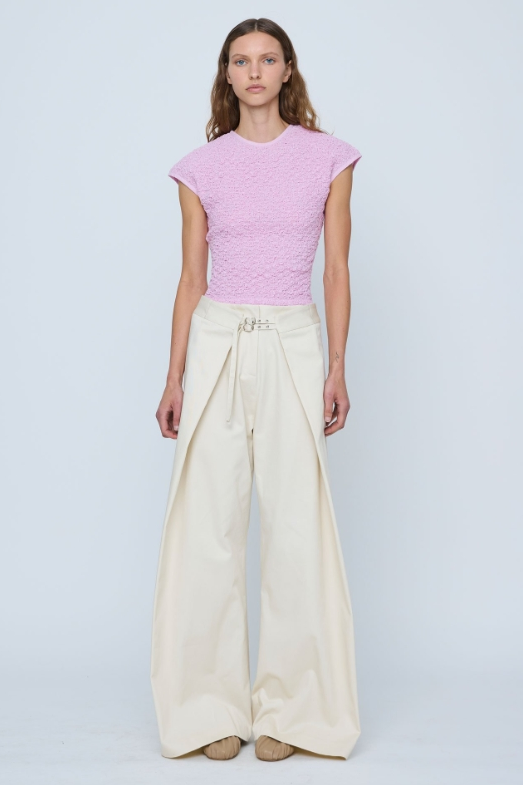 Anser Wide Leg Buckle Pants-ROVOLE