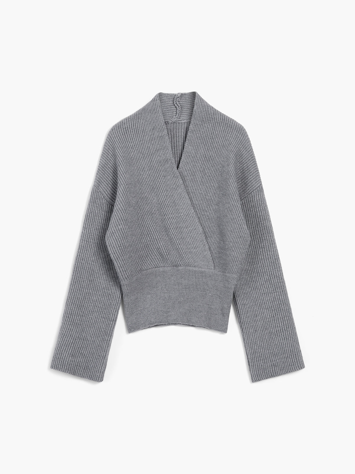 She's Effortless Wrap Sweater-Massicos