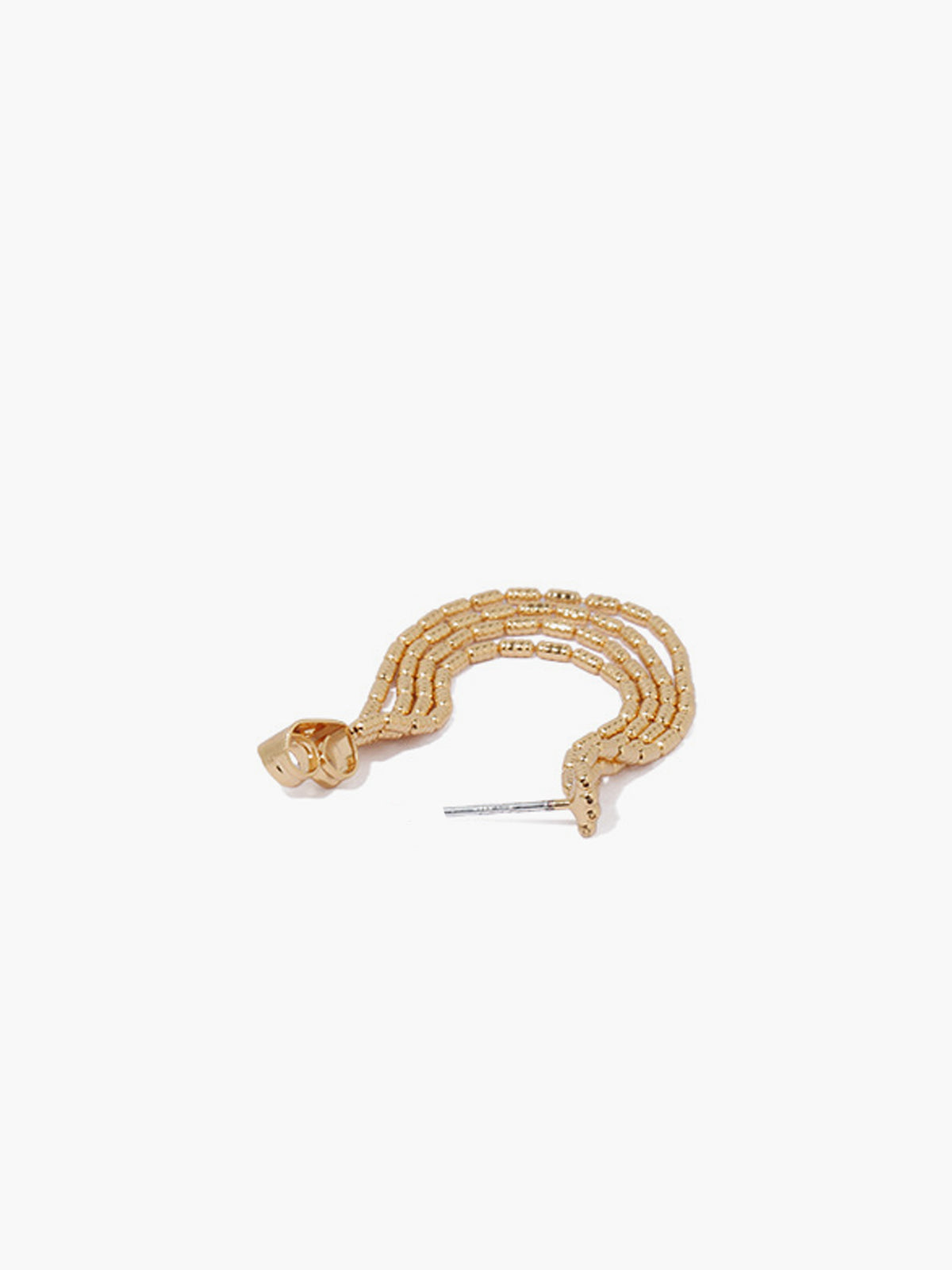 Golden Tassel Chain Drop Earrings-Massicos