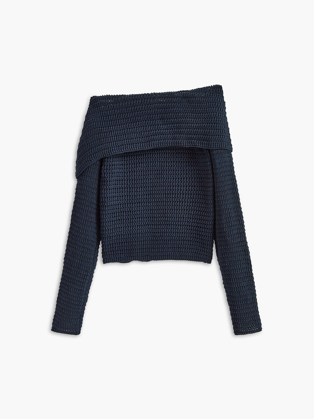 Asymmetrical Breasted Knit Top-Massicos