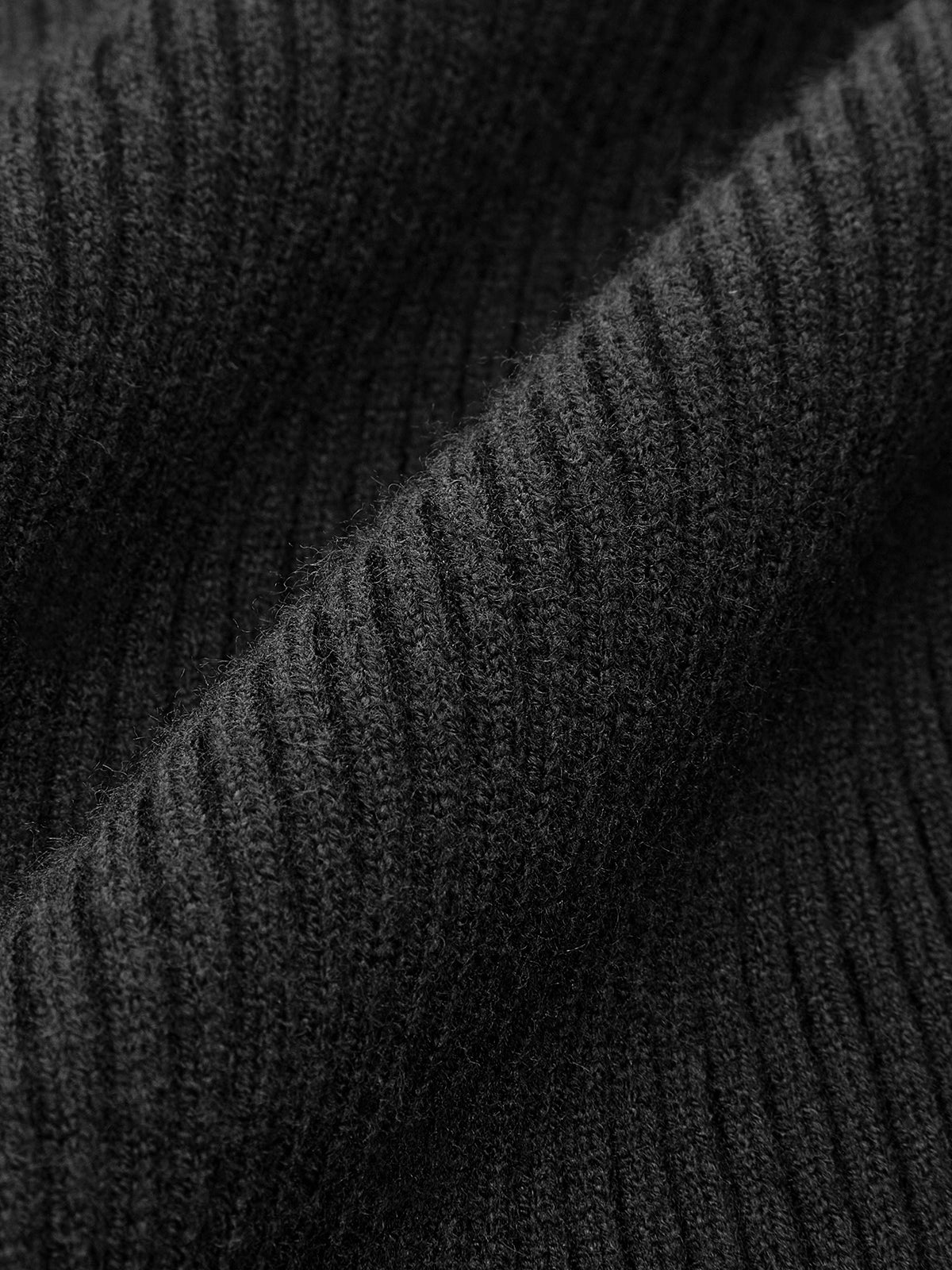 Minimalist Turtleneck Slim Knit Top-Massicos