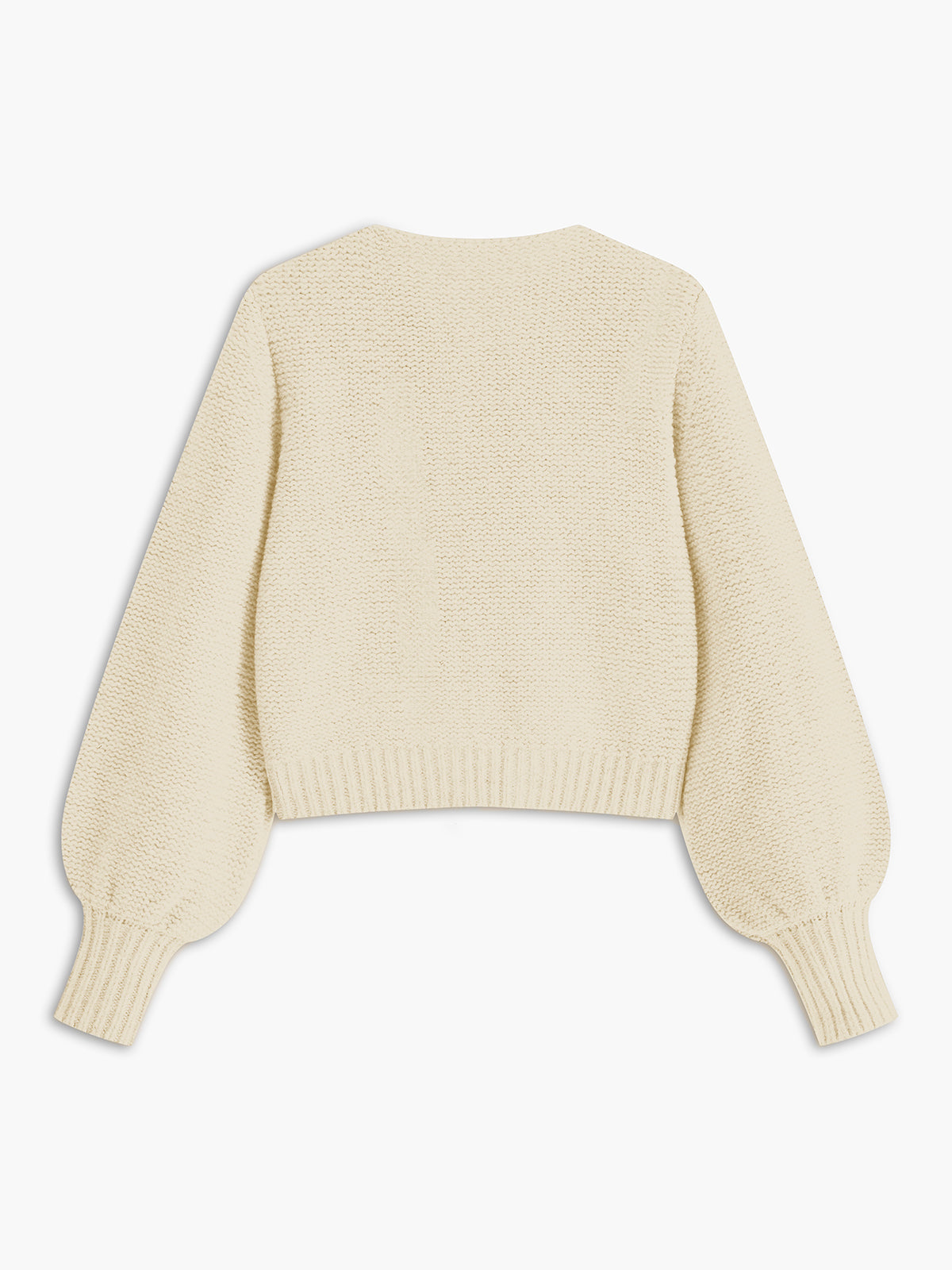 Crew Neck Bow Knit Top-Massicos