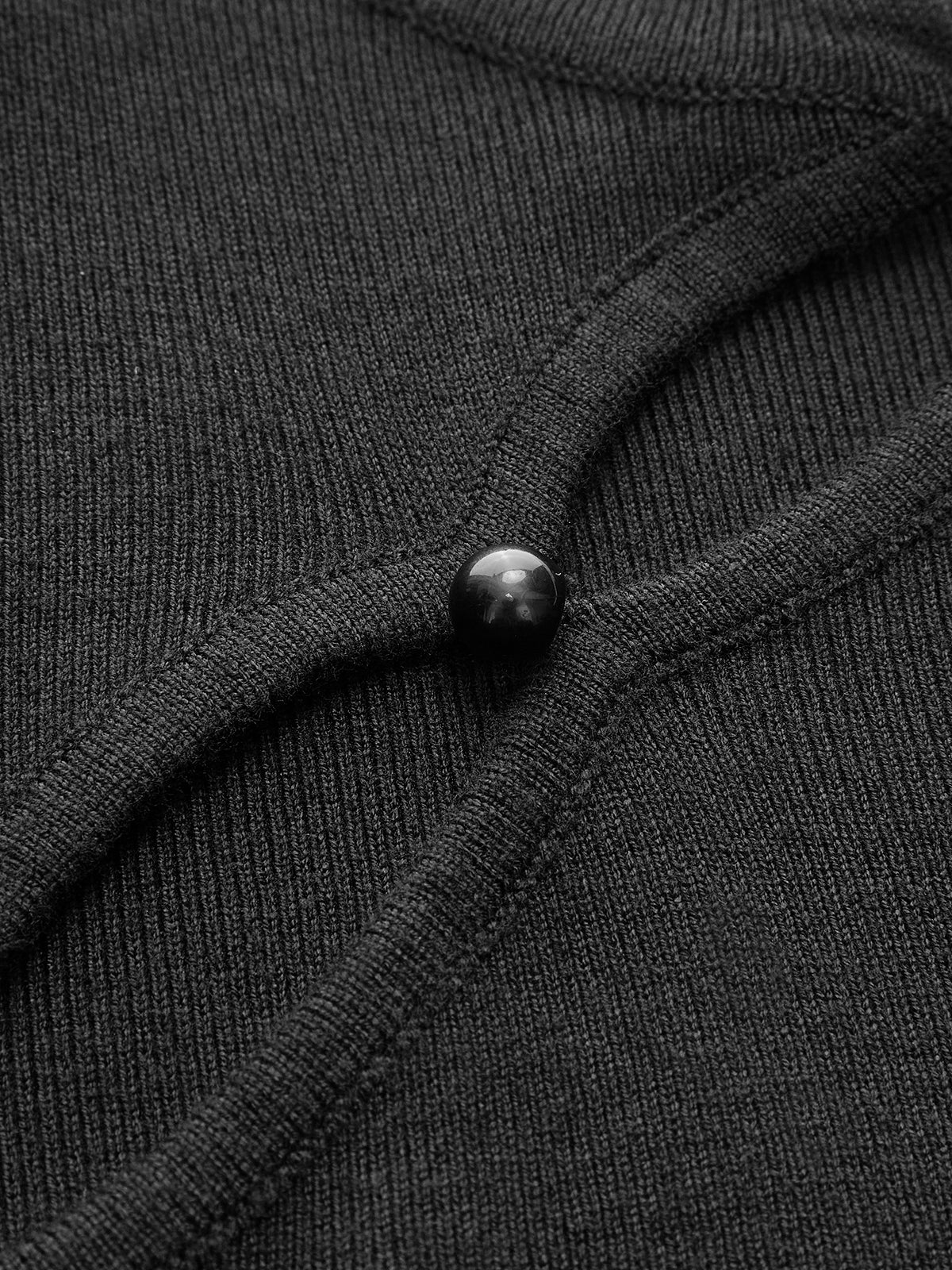 Plain Cutout Skinny Sweater-Massicos