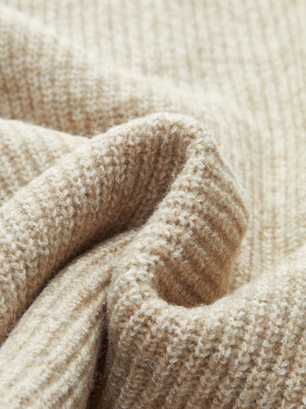 Wool-Blend Zipper Sweater Co-ords-Massicos