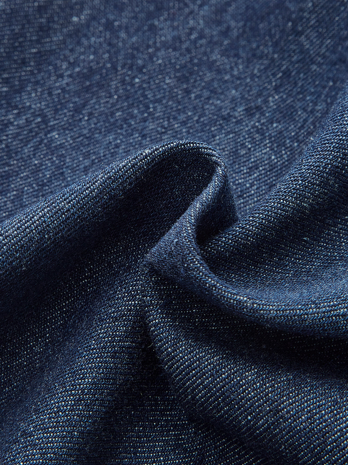 V-Neck Sleeveless Button Denim Dress-Mesadic