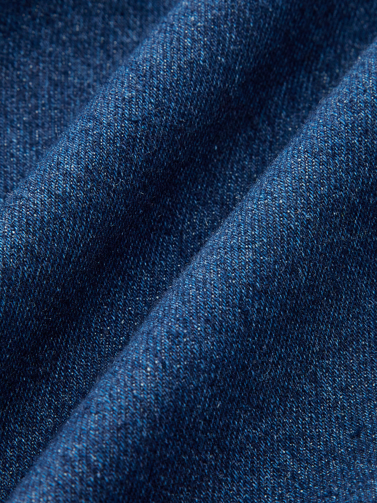 Cotton Denim Peplum Top-Mesadic