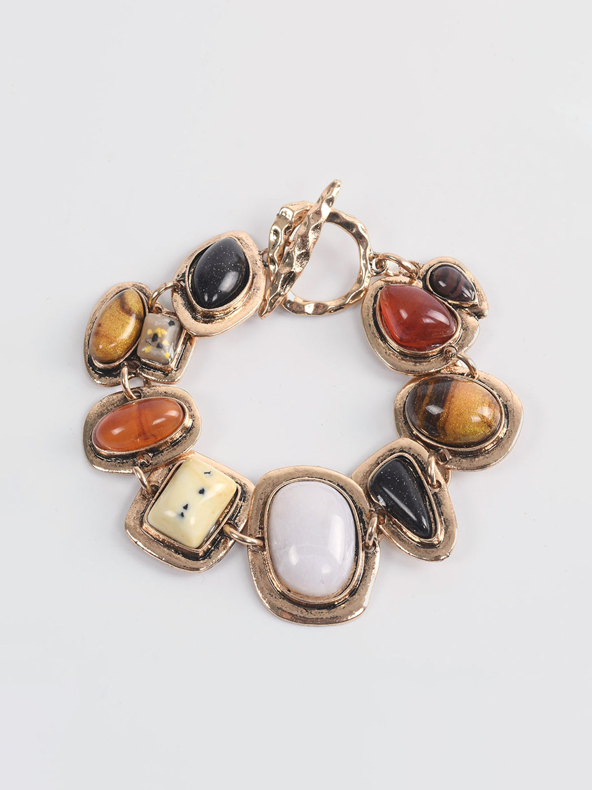 Boheme Geometrical Stones Bracelet-Massicos