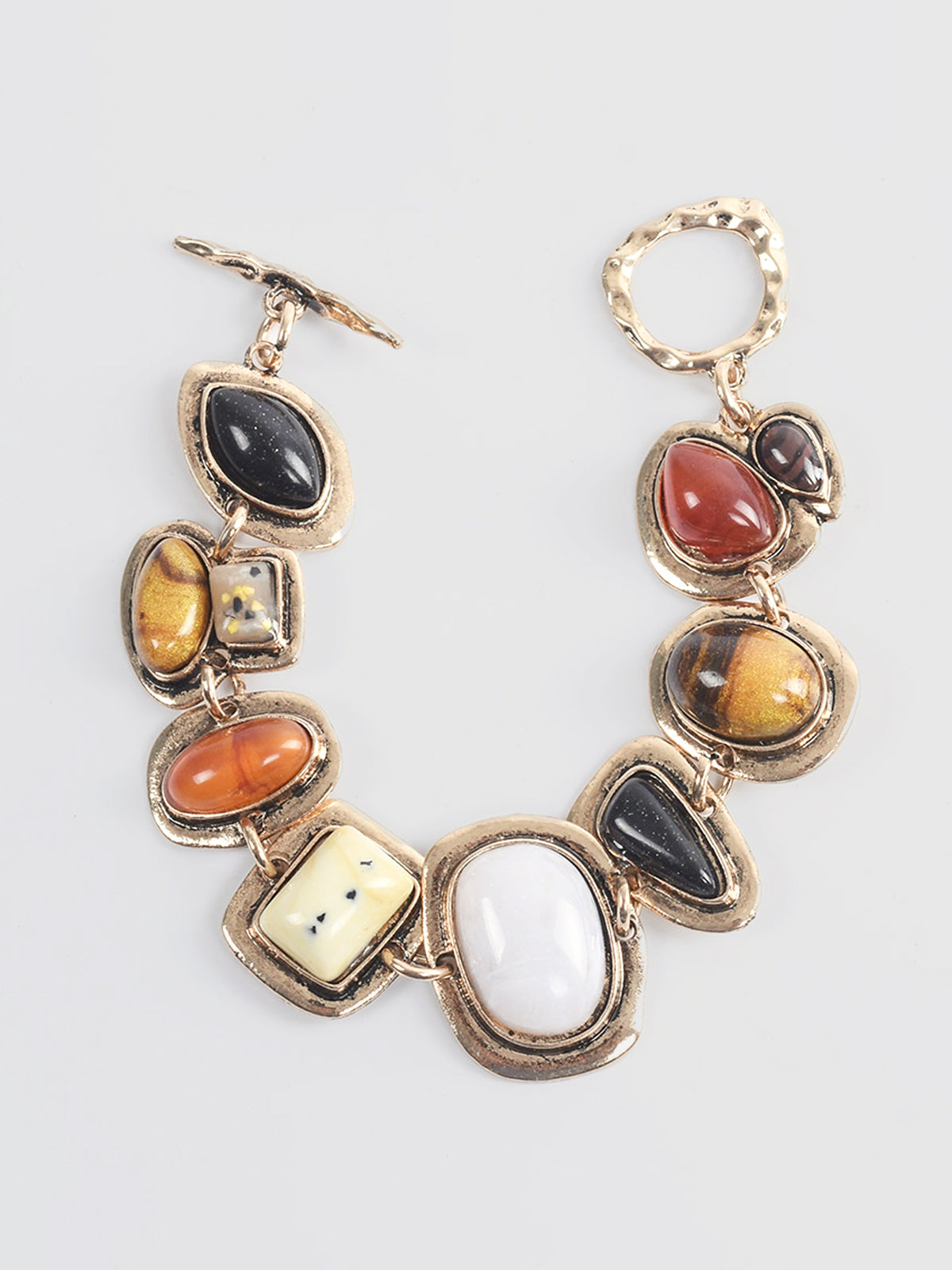 Boheme Geometrical Stones Bracelet-Massicos